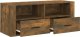 vidaXL Szafka pod telewizor, przydymiony dąb, 100x35x40 cm 7