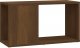 vidaXL vidaXL Szafka pod telewizor, brązowy dąb, 60x24x32 cm 1