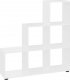 vidaXL vidaXL Regał schodkowy, biały o wysokim połysku, 107 cm 2