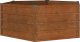 vidaXL vidaXL Donica ogrodowa, szara, 129x129x45 cm, wzmocniona stal 2