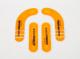 Bike Ribbon Wkładki żelowe GEL PAD SOFT miękke, pomarańczowe, 2 x proste, 2 x wykręcone (BRN-GELPSFT) 3