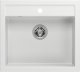 Zlewozmywak Quadron BILL 110 GraniteQ snow white/elementy stalowe 1