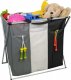 Kosz na pranie Home Life Tekstylny kosz na pranie - trzykomorowy 118 l 2