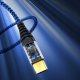 Kabel USB Topk USB-A - USB-C 0.25 m Niebieski (AN24) 6