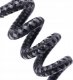 Kabel USB Topk USB-A - USB-C 1 m Czarno-srebrny (AM45) 6