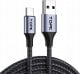 Kabel USB Topk USB-C - USB-A 1 m Fioletowy (AN10) 2