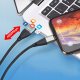 Kabel USB Topk USB-A - USB-C 3 m Czarny (AM61) 5