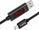 Kabel USB Topk USB-A - microUSB 1 m Czarny (AC27) 1