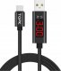 Kabel USB Topk USB-A - microUSB 1 m Czarny (AC27) 1