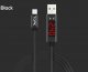 Kabel USB Topk USB-A - microUSB 1 m Czarny (AC27) 4