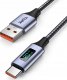 Kabel USB Topk USB-A - USB-C 1 m Czarny (AN50) 1