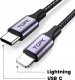 Kabel USB Topk USB-C - Lightning 2 m Czarny (AP10) 2