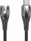 Kabel USB Topk USB-C - USB-C 1 m Czarny (AN63) 1