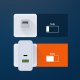 Ładowarka Topk Ładowarka sieciowa 87W USB typ C + USB mac 4