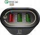 Ładowarka QGeeM Szybka ładowarka Sieciowa 3 porty Quick Charge QC3 3