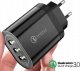 Ładowarka QGeeM Szybka ładowarka Sieciowa 3 porty Quick Charge QC3 4