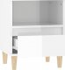 vidaXL vidaXL Szafki nocne, 2 szt., białe, wysoki połysk, 40x35x50 cm 8