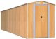 vidaXL Szopa ogrodowa, jasnobrązowa 192x772x223 cm, stal galwanizowana 2