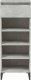 vidaXL vidaXL Półka na buty, betonowa szarość, 40x36x105 cm 4