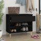 vidaXL vidaXL Szafka na buty, czarna, 70x36x60 cm, materiał drewnopochodny 2