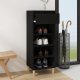 vidaXL vidaXL Szafka na buty, czarna, 40x36x105 cm, materiał drewnopochodny 5