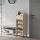 vidaXL vidaXL Półka na buty, dąb sonoma 40x36x105 cm, materiał drewnopochodny 1