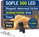 Okej Lux SOPLE 500 LED 25M CIEPŁY BIAŁY TIMER FLASH 1