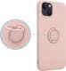 OEM Etui Silicon Ring do Iphone XR różowy 1