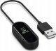 OEM ŁADOWARKA USB MI BAND / SMART BAND M4 BLACK / CZARNY, 20CM 1