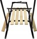 LeanToys Sanki Metalowe z Pchaczem Oparcie Pasek Czarne 3