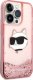 Karl Lagerfeld Karl Lagerfeld KLHCP14LLNCHCP iPhone 14 Pro 6,1" różowy/pink hardcase Glitter Choupette Head NoSize 4
