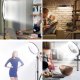 Lampa pierścieniowa 4kom.pl  LED 70W Ring uchwyt na telefon do zdjęć filmów fotograficzna + statyw 220cm Pilot 2