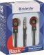 Słuchawki Defender Słuchawki przewodowe dokanałowe Defender Basic 619 mini Jack 3.5mm Czarno-czerwone 2