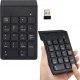 4kom.pl Klawiatura numeryczna Bezprzewodowa USB do laptopa tabletu PC Mini Wireless KeyPad czarna 8