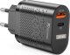 Ładowarka Alogy Ładowarka sieciowa Alogy szybka USB + USB-C Type C QC 3.0 PD 20W Czarna + Kabel USB-C 6