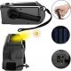 Radio 4kom.pl Radio solarne Dynamo AM/FM MOZOS ER-01 5000mAh awaryjne na korbę latarka SOS PowerBank czarne 2