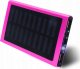 Latarka 4kom.pl PowerBank Solarny wodoodporny bank energii latarka LED ładowarka zewnętrzna Power Bank USB 20000mAh Różowy 2