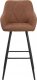 Beliani Zestaw 2 krzeseł barowych brązowy DARIEN! 4
