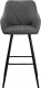 Beliani Zestaw 2 krzeseł barowych szary DARIEN! 4