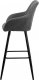 Beliani Zestaw 2 krzeseł barowych szary DARIEN! 5