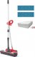 Parownica Polti POLTI Moppy Extra Dust Bezprzewodowy mop parowy na wielu powierzchniach - 1500 W - zbiornik 0,7 L - czerwony 1