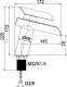 Bateria umywalkowa Oceanic Bateria umywalkowa i umywalkowa - Mechaniczna - OCEANIC - Matowa czern - Kaskadowa - Z mosiadzu i szkla 4