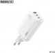 Ładowarka Remax ŁAD SIEC REMAX LIGIL GAN WHITE RP-U55 65W PD QC 2xUSB-C + 1xUSB 1