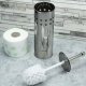 KingHoff SZCZOTKA DO WC Z POJEMNIKIEM ZE STALI NIERDZEWNEJ KINGHOFF KK-3220 3