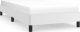 vidaXL vidaXL Rama łóżka, biała, 90x200 cm, obite sztuczną skórą 2