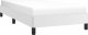 vidaXL vidaXL Rama łóżka, biała, 90x200 cm, obite sztuczną skórą 3