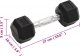 vidaXL vidaXL Hantle, 2 szt., 8 kg, żeliwne 7