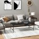 vidaXL Stolik kawowy, czarny, 100x50x35 cm, materiał drewnopochodny 1