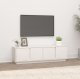 vidaXL vidaXL Szafka pod telewizor, biała, 140x40x40 cm, lite drewno sosnowe 1