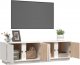 vidaXL vidaXL Szafka pod telewizor, biała, 140x40x40 cm, lite drewno sosnowe 5